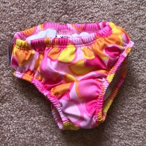 EUC pink swim diaper